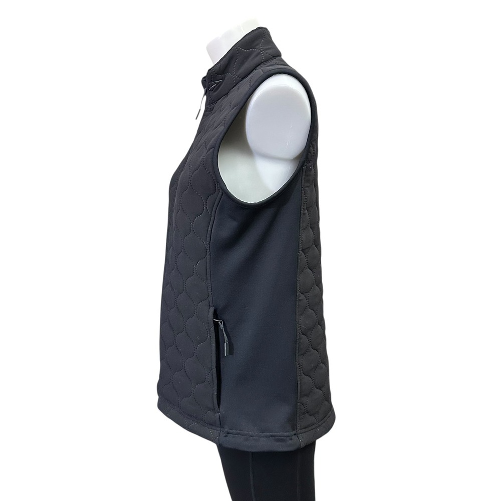 Brooks womens Shelter Tech Quilted Full Zip Vest sz L Weather Gear Layering - Picture 5 of 10
